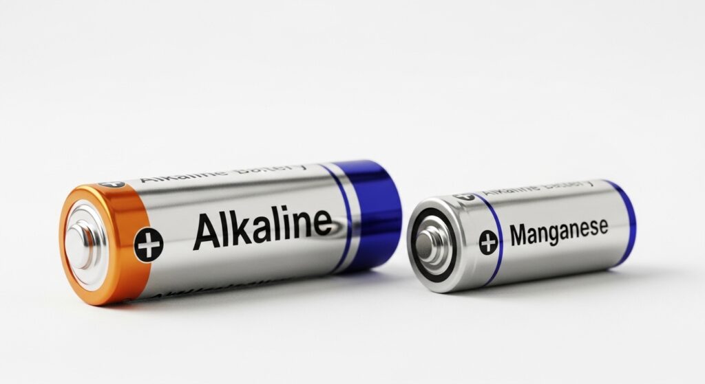安い理由は「種類の違い」が大きい（アルカリとマンガン）