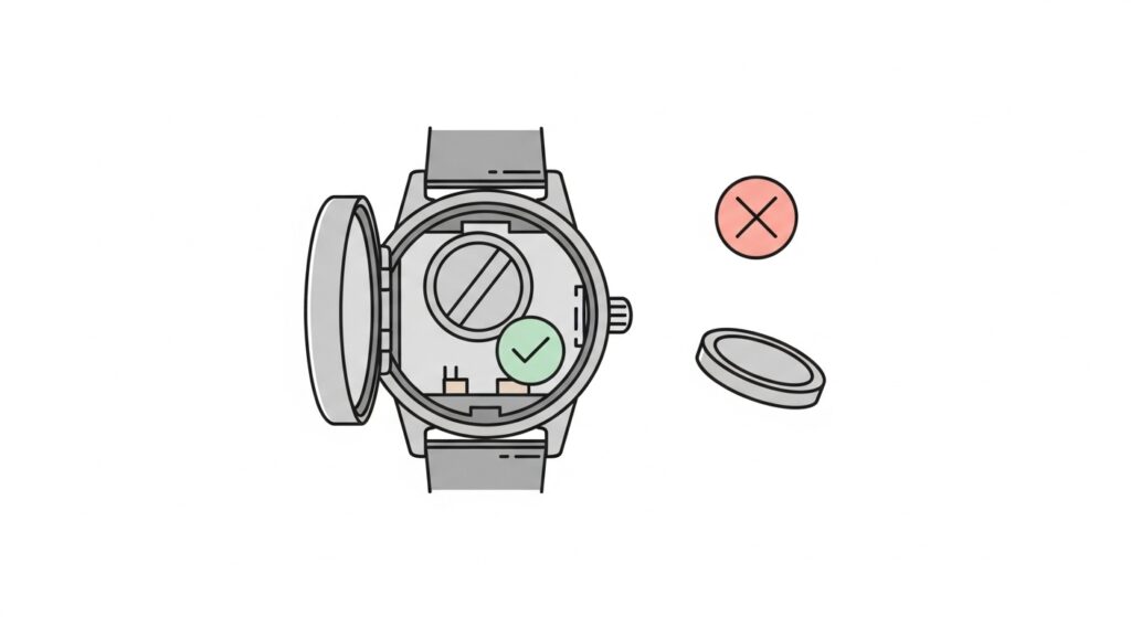 ボタン電池がすぐなくなる時に最初に疑うべきこと（指定電池ミスマッチ）