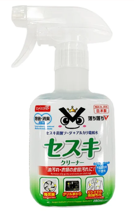 落ち落ちV セスキ＋アルカリ電解水クリーナー 280ml：ダイソー公式