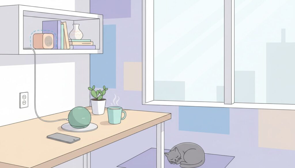 デスクに置くスピーカー